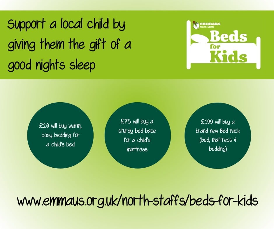 Emmaus-North-Staffs-Beds-for-kids-poster-image-march-2025