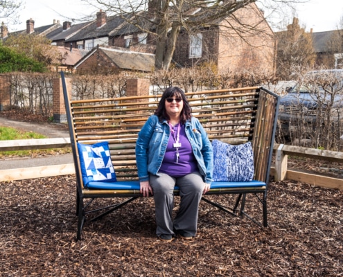 Sandra-Smith-Bamboo-bench-Middleport