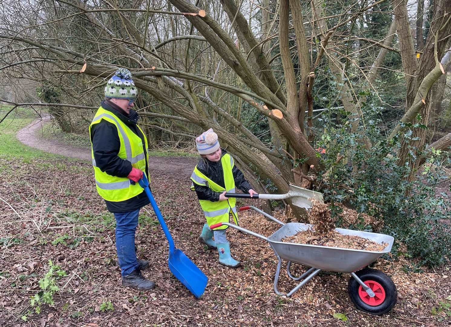 Residents-clearing-walkway-loggerheads-part-of-civic-pride-nul-2025