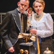 Michael Hugo and Shelley Atkinson – Credit Andrew Billington (2) Michael-Hugo-Shelley-Atkinson-Grand-Babylon-New-Vic-Credit-Andrew-Billington